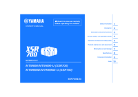 Yamaha XSR700 - Owners manual 2022 